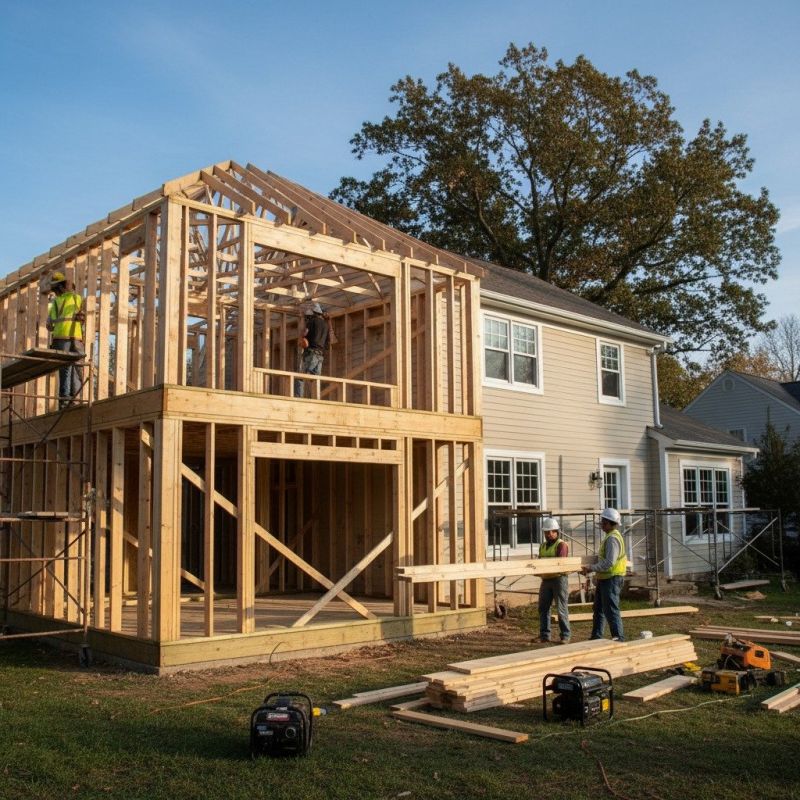 Home Addition Constructing