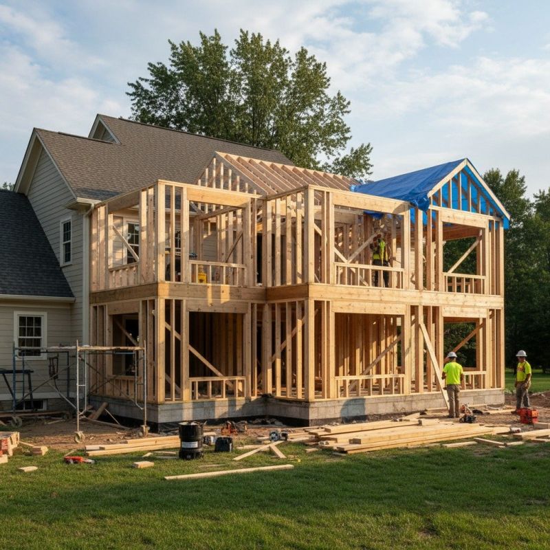 Home Addition Constructing